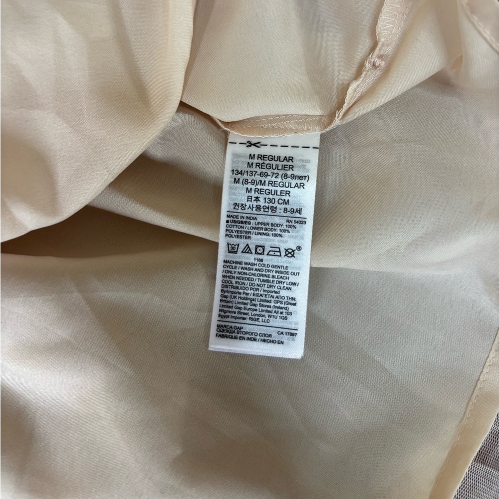Gap Cream and Tan Kids Dress - Picture 5 of 9